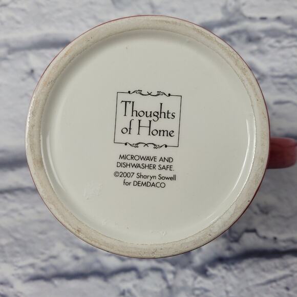 Eat, Drink & Be Merry Santa Silhouette Red Mug - Picture 7 of 12